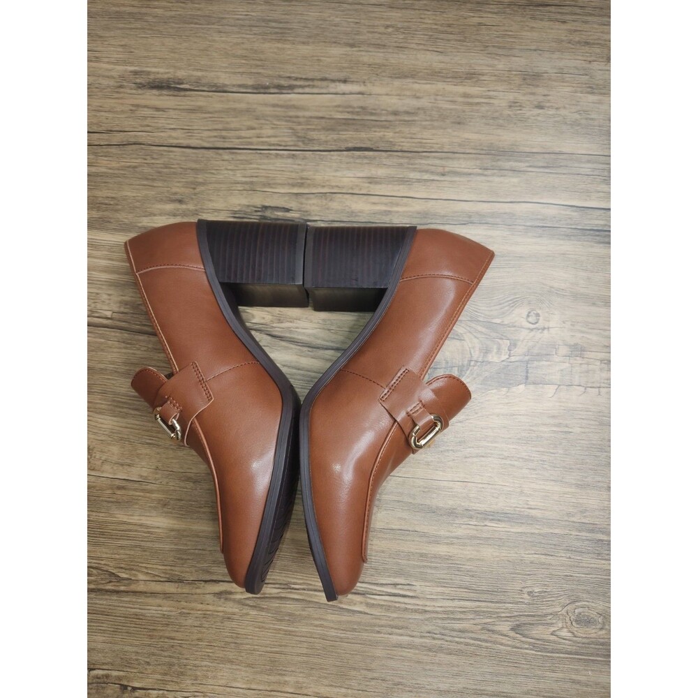 Lauren Blakwell "Neil Cognac Pumps Women's Size 10 Medium - Picture 15 of 16